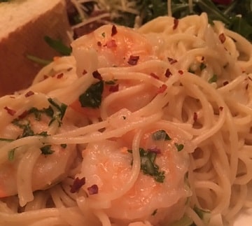 Shrimp and Pasta Bordelaise Recipe