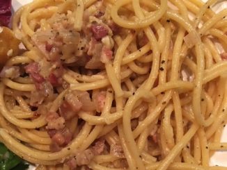 Bucatini with Lemony Carbonara Recipe
