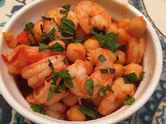 Harissa Shrimp and Chickpeas Recipe