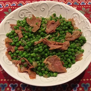 Sweet Peas with Prosciutto Recipe