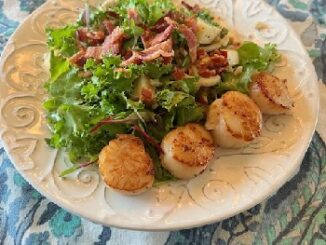 Seared Scallops with Barley Salad Recipe